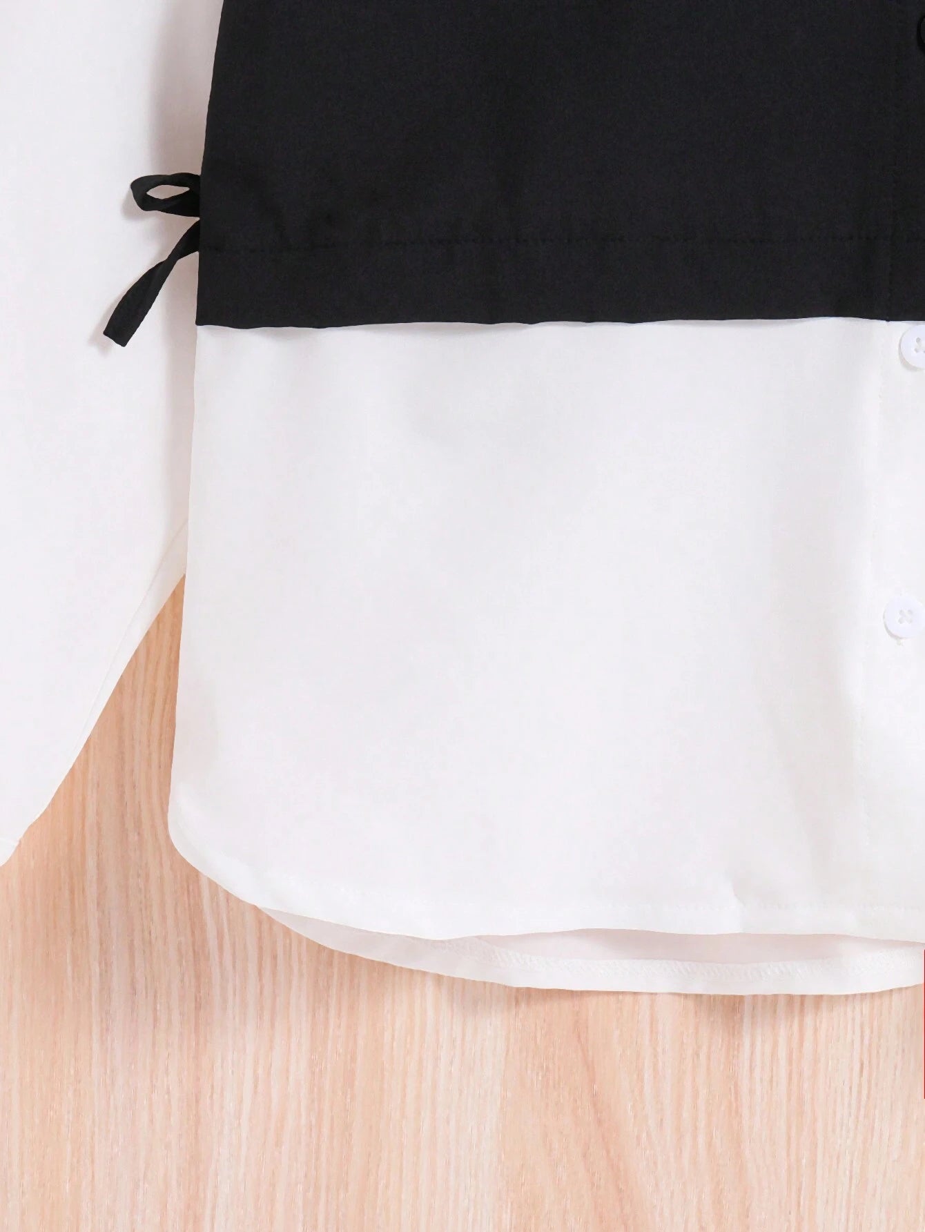 Stylish Black & White Collared Toddler Outfit