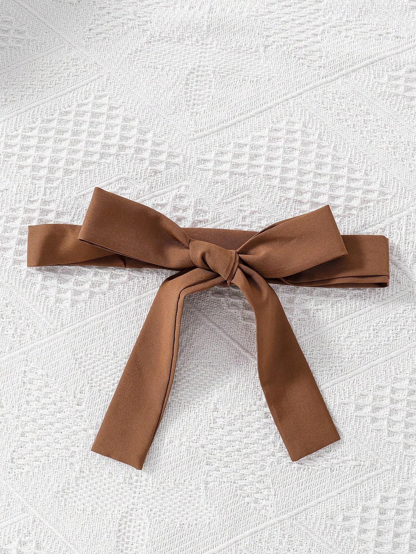 Long-sleeve ruffle-trim top and solid color pants