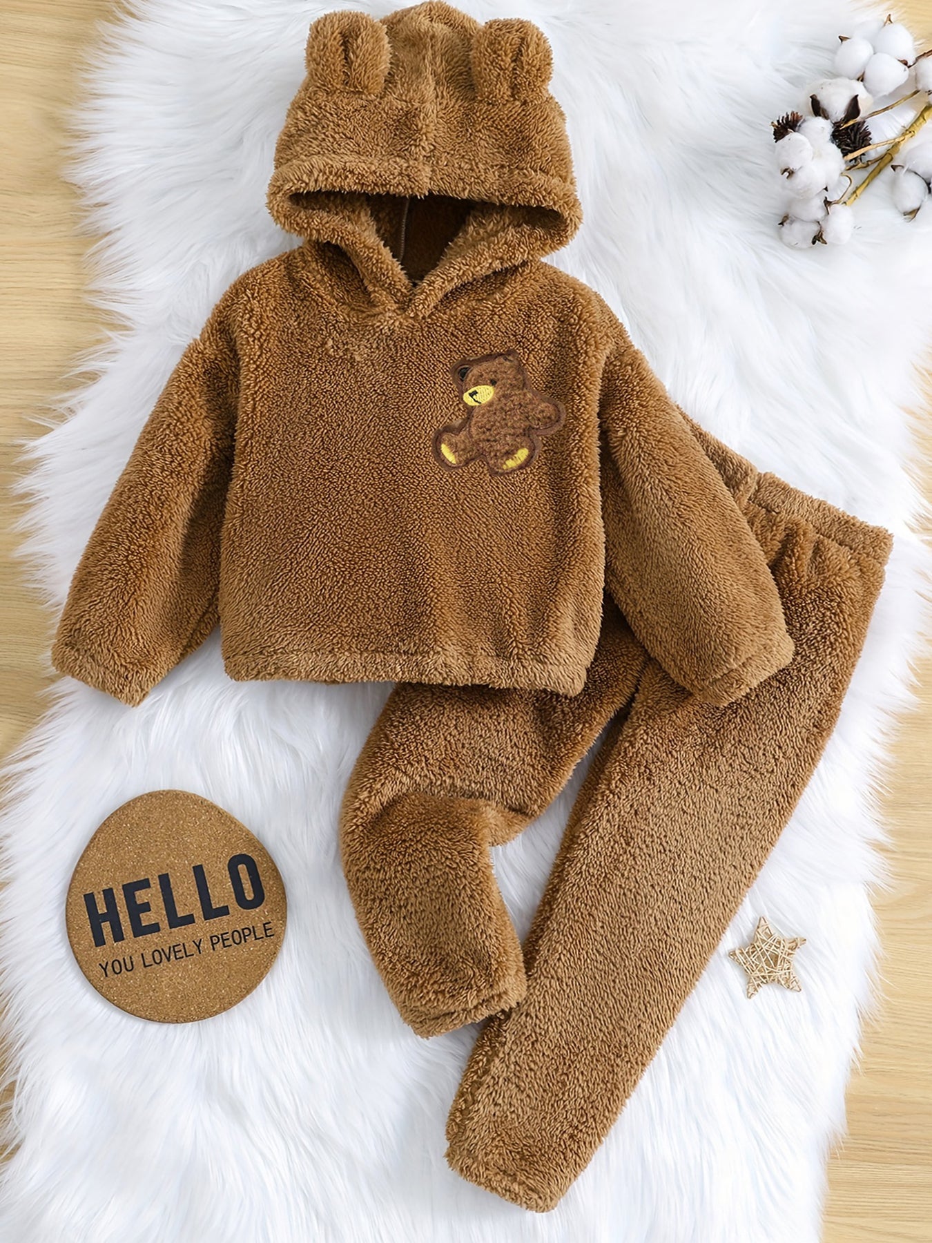 Warm Bear Ear Outfit for Winter