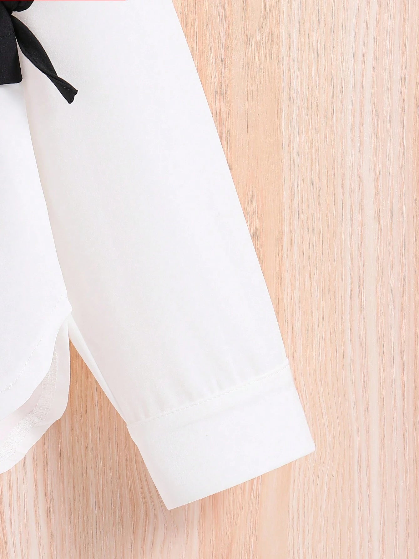 Stylish Black & White Collared Toddler Outfit