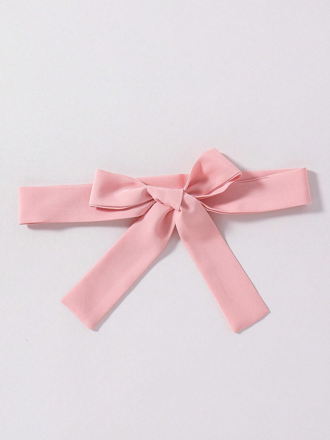 Girls' Puff Sleeve Textured Top & High-Waisted Pink Trousers Set Wholesale
