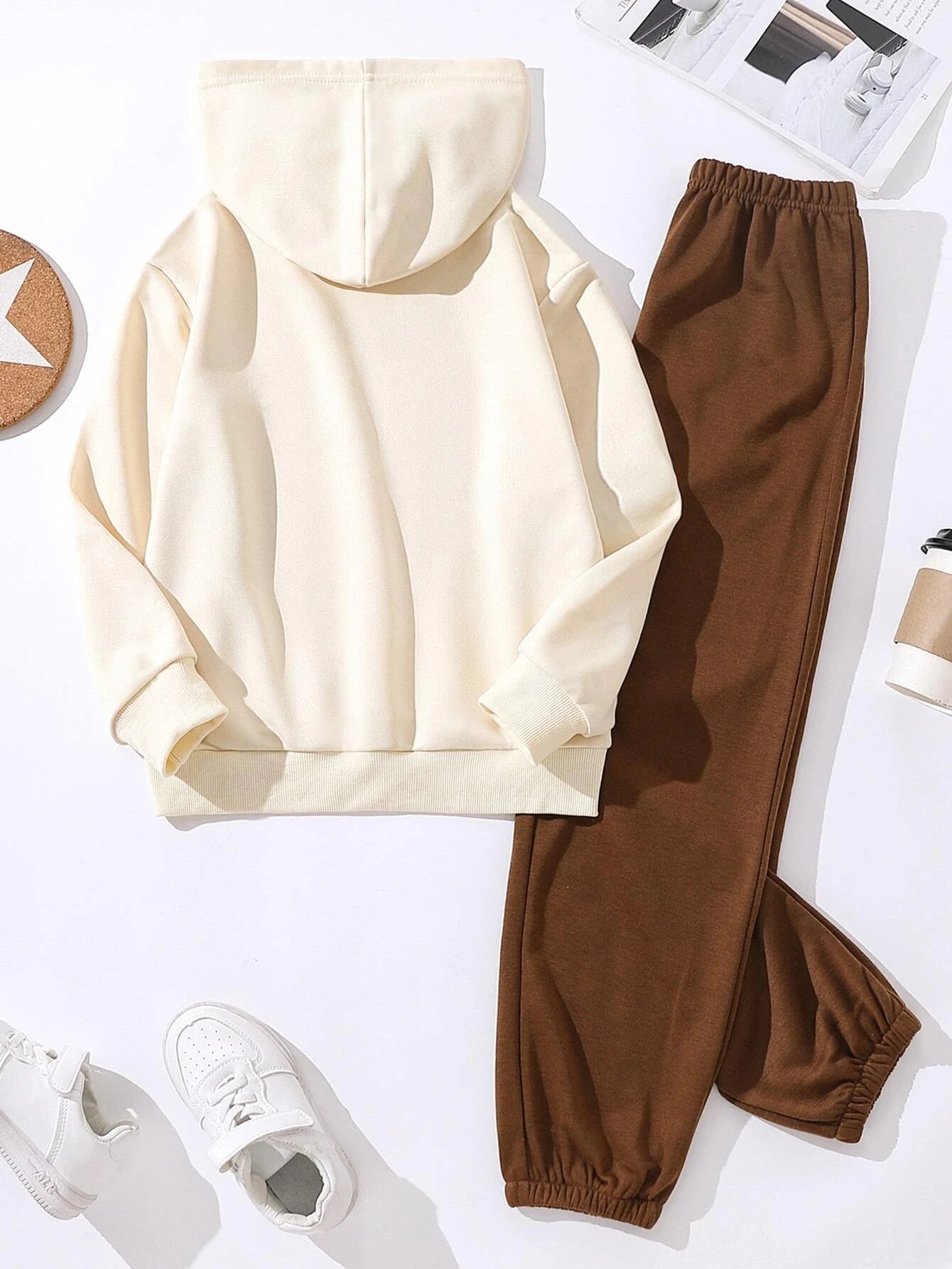 Trendy Boys' "Beloved" Hoodie and Jogger Set