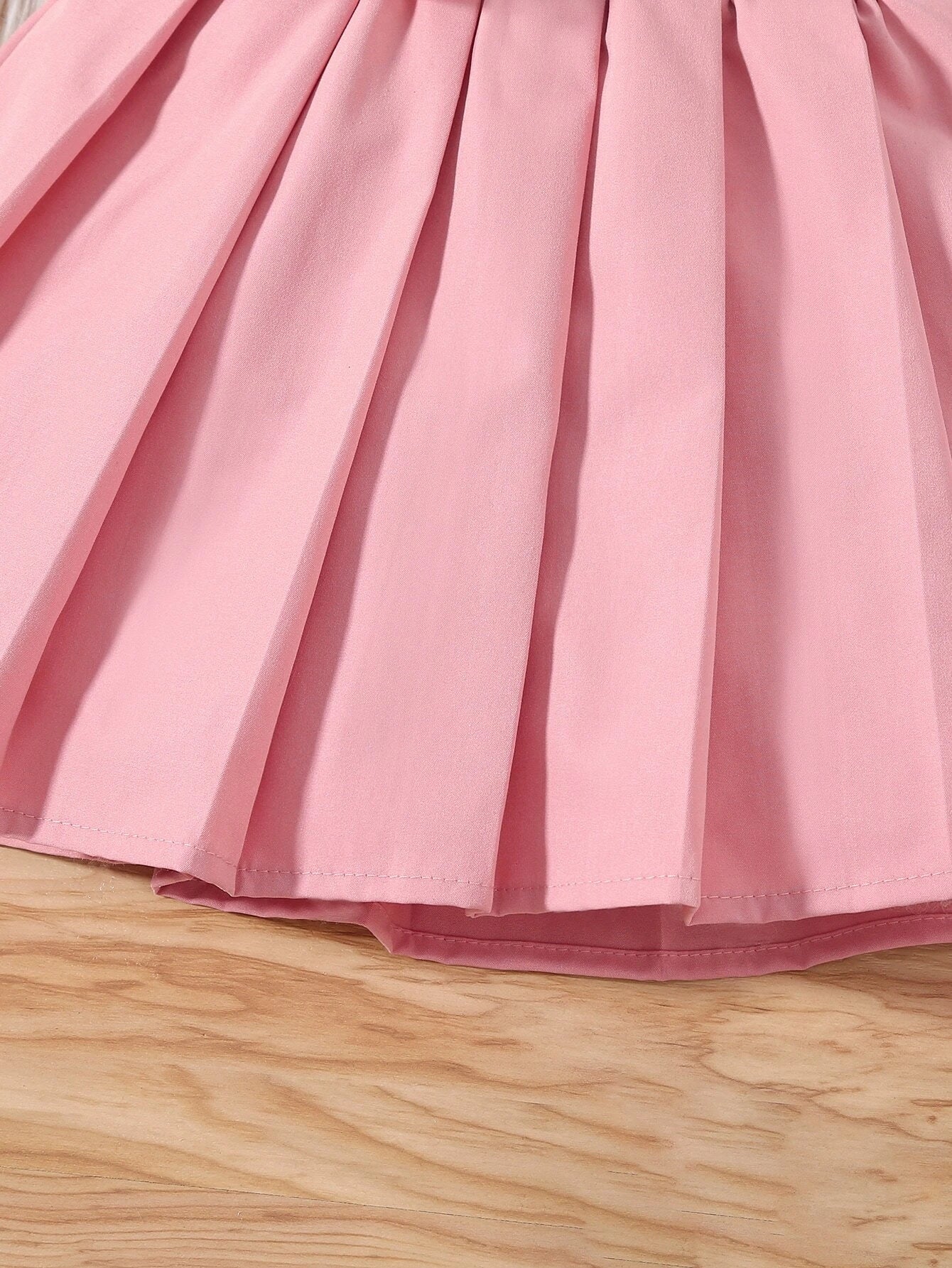 Girls' Cute Cat Hoodie & Pleated Skirt Set Wholesale