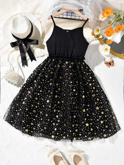 Sparkling Starry Night Tulle Dress Wholesale