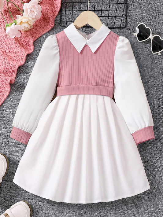 Girl’s Lavender Ribbed Two-Piece Set Wholesale