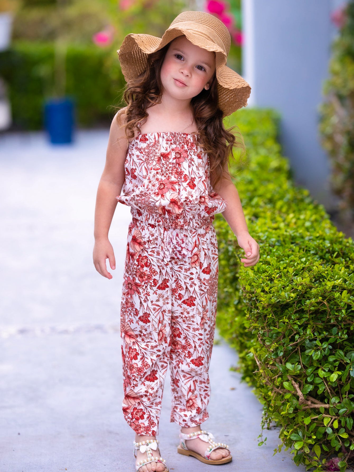 Floral Two-Piece Set for Girls Wholesale