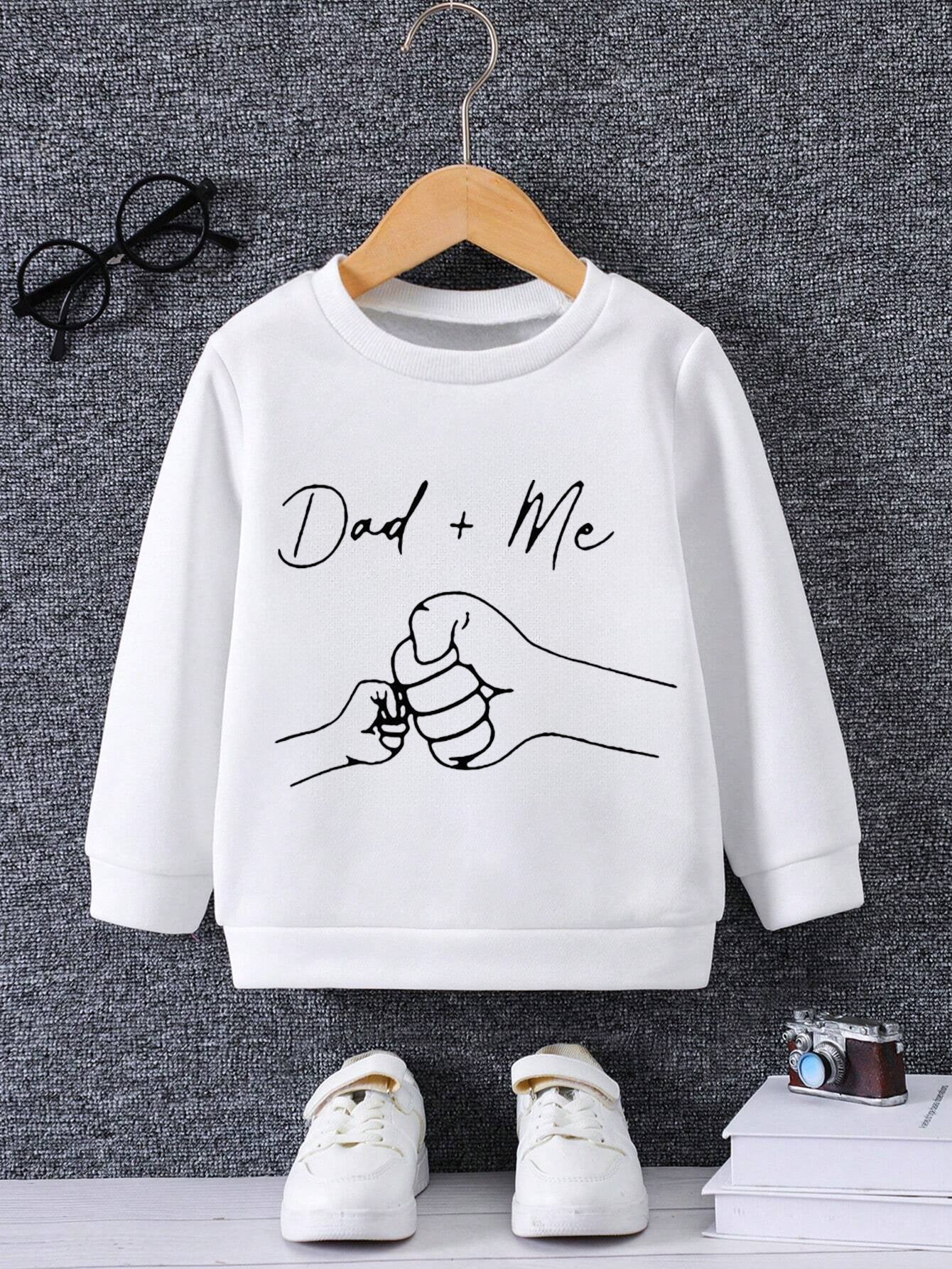 Father-Son Fist Bump Sweatshirt & Jeans set  Wholesale