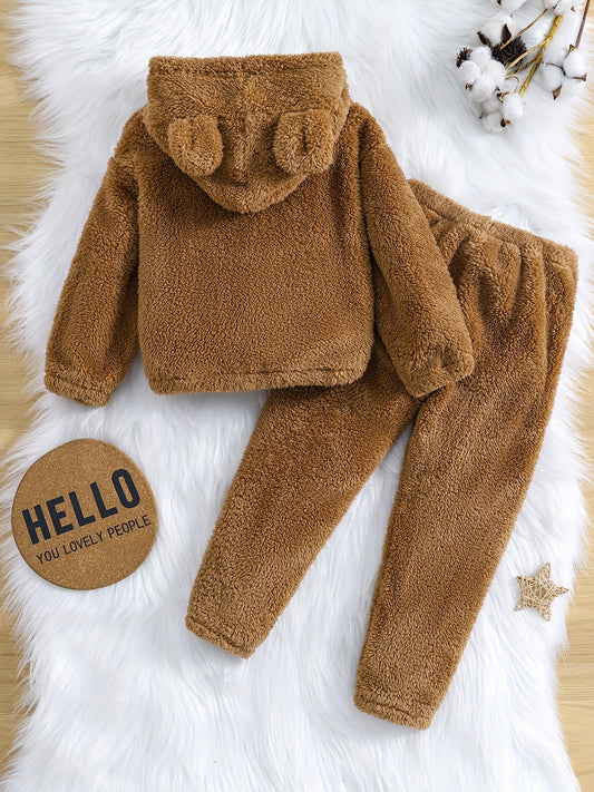 Warm Bear Ear Outfit for Winter