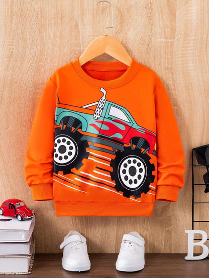 Truck Adventure Sweatshirt & Jogger Set for Kids