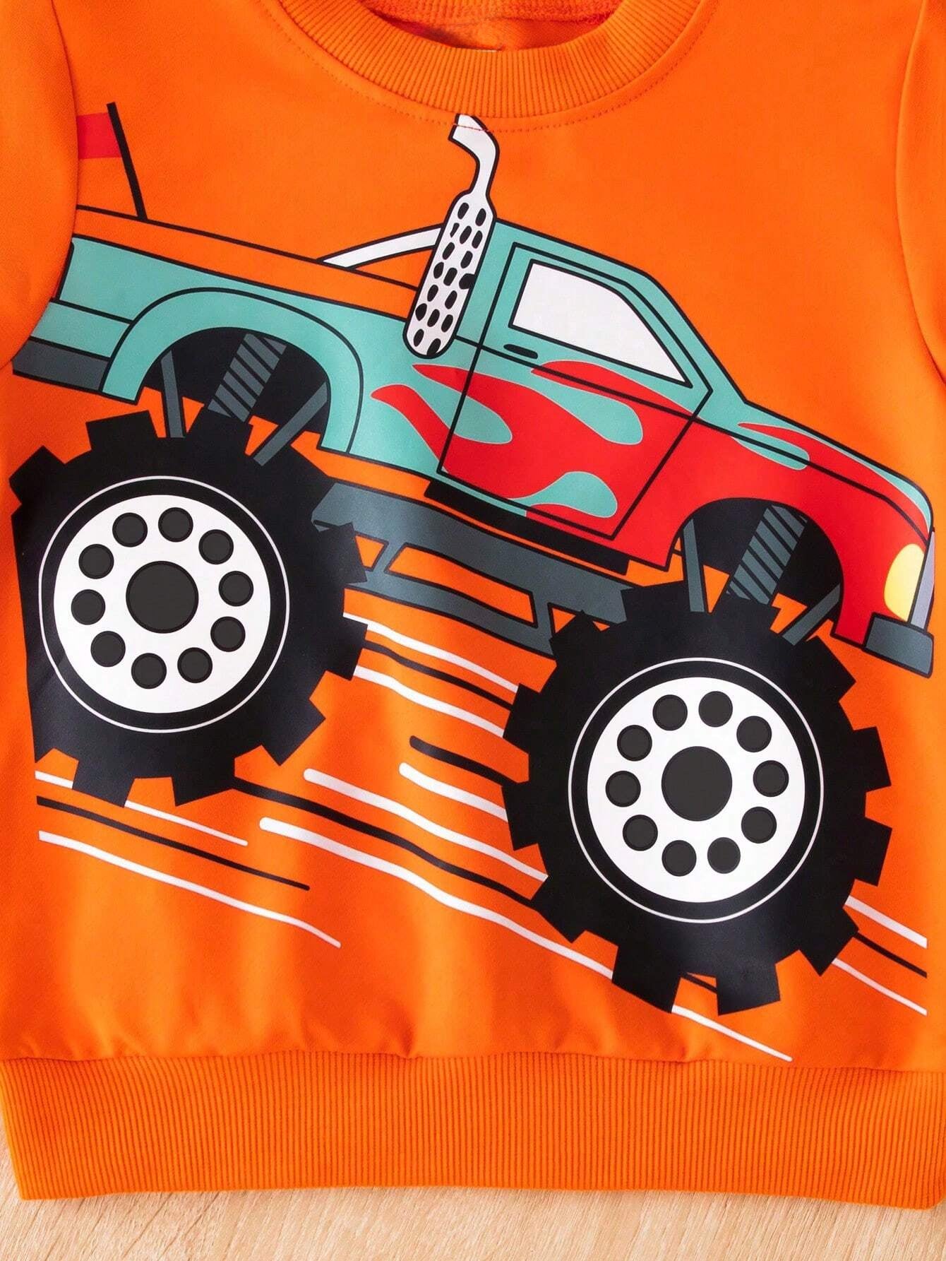 Truck Adventure Sweatshirt & Jogger Set for Kids