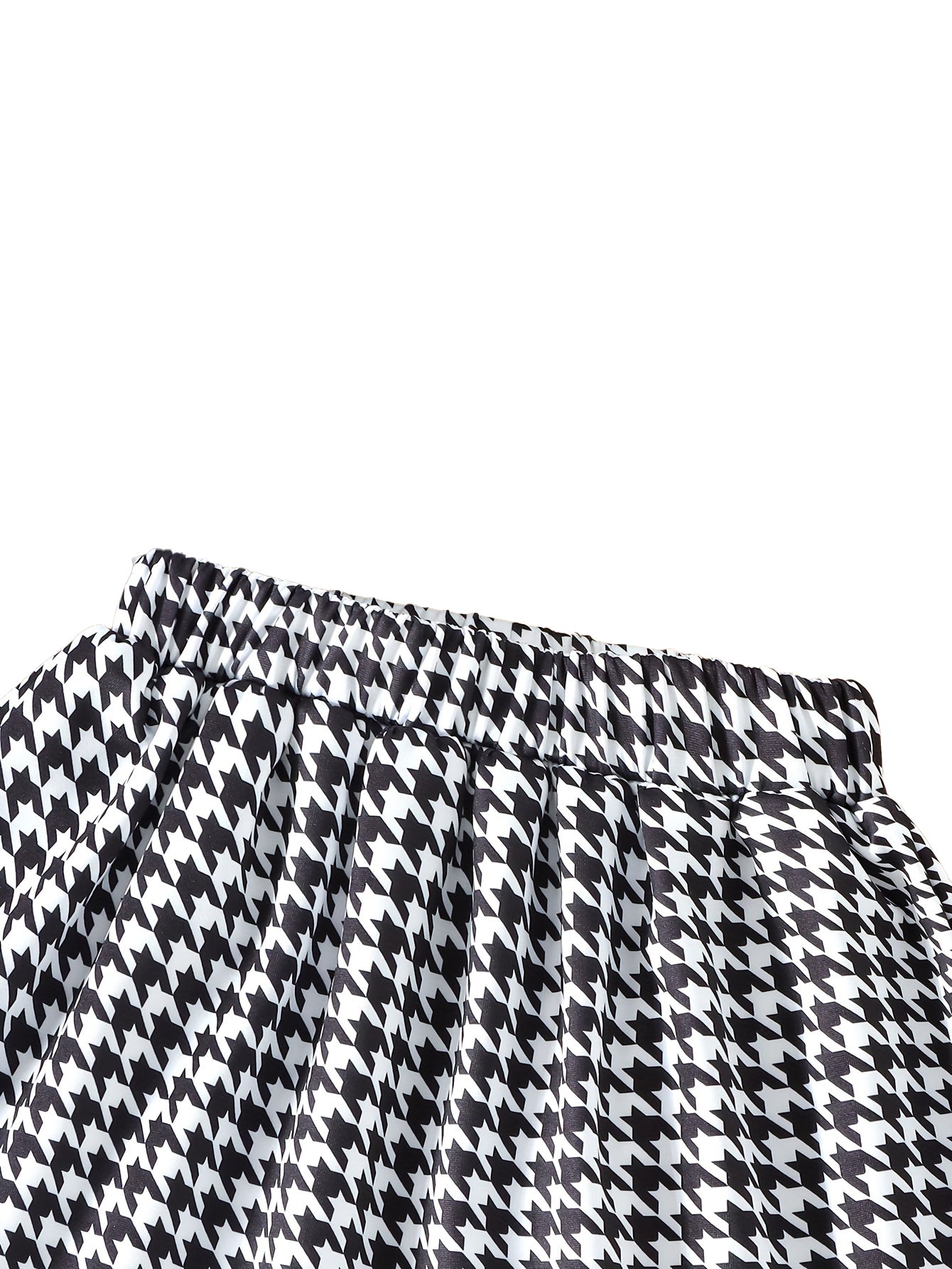 Girls' Houndstooth Teddy Sweatshirt & Skirt Set Wholesale