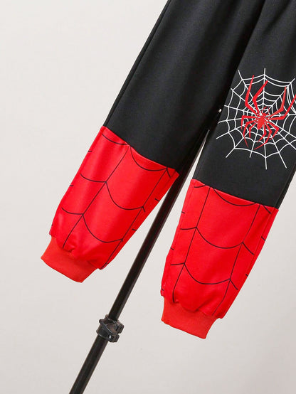 Kids Spider Web Hoodie and Jogger Set Wholesale