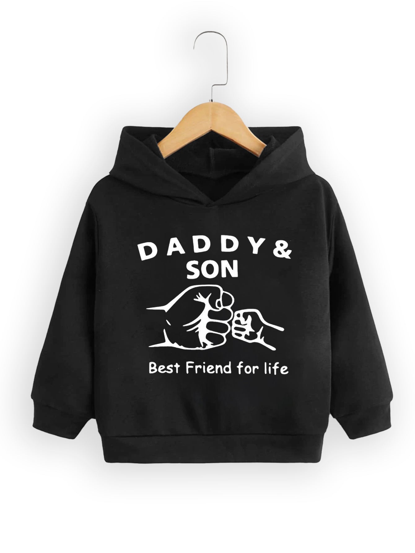 Daddy & Son Best Friends for Life Hoodie & Jeans Set Wholesale