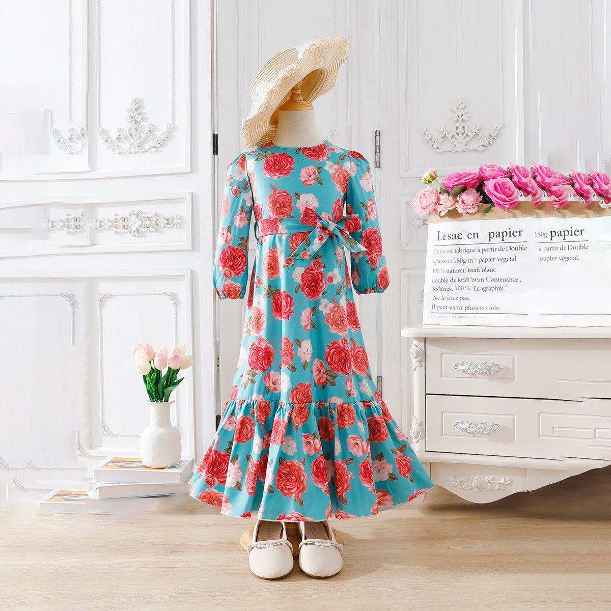 GirlsFloralMaxiDress