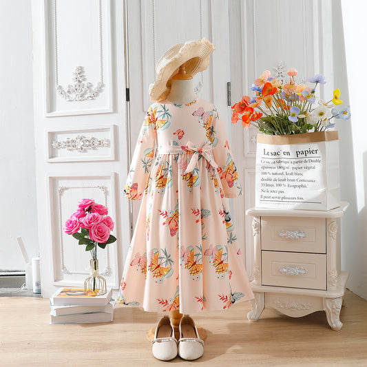 GirlsButterflyMaxiDress