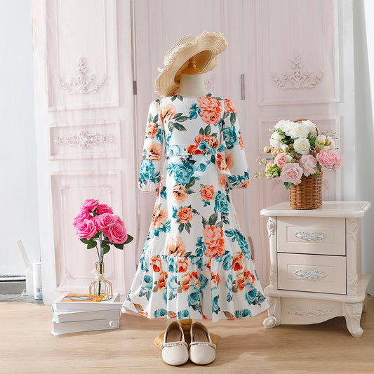 GirlsFloralMaxiDress