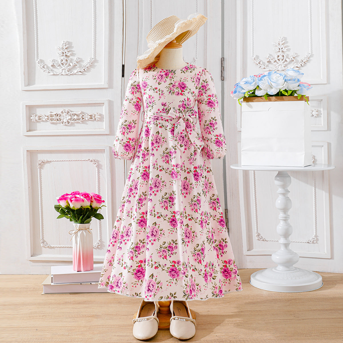 GirlsFloralMaxiDress