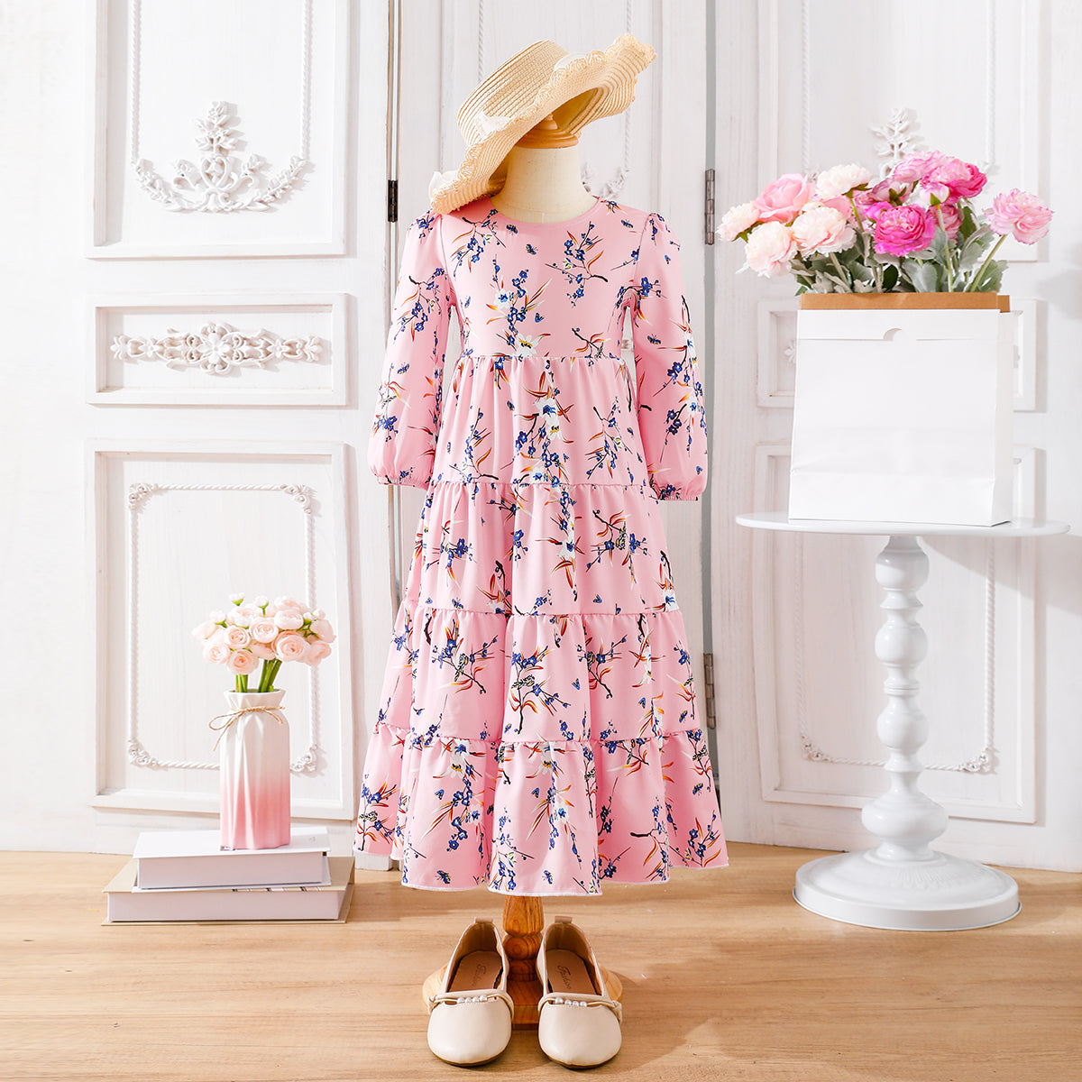 GirlsFloralMaxiDress