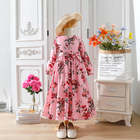 GirlsFloralMaxiDress