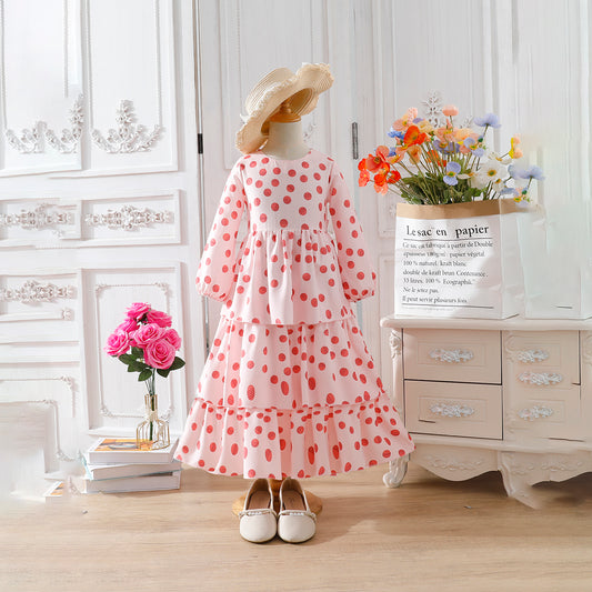 GirlsPolkaDotDress