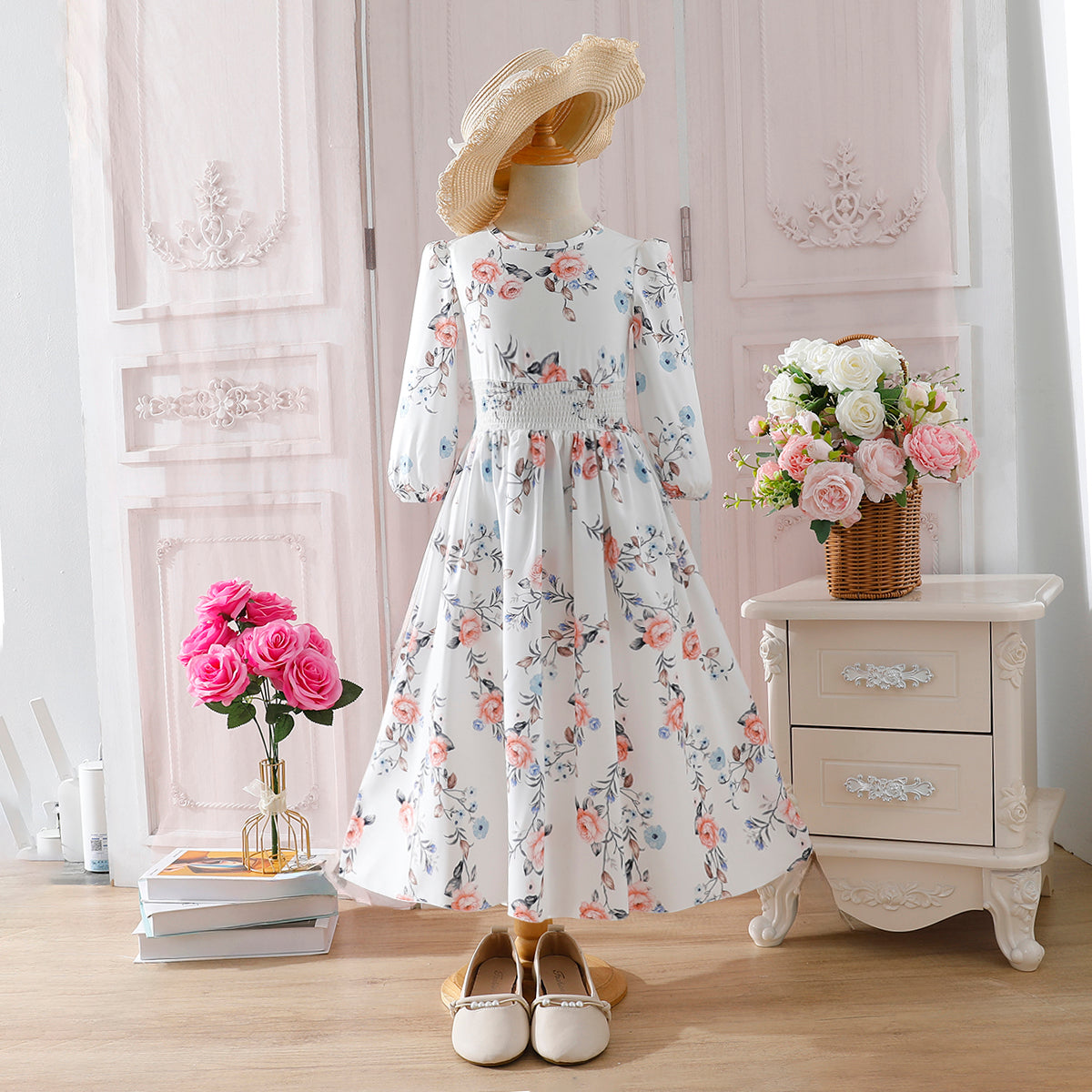 GirlsFloralMaxiDress