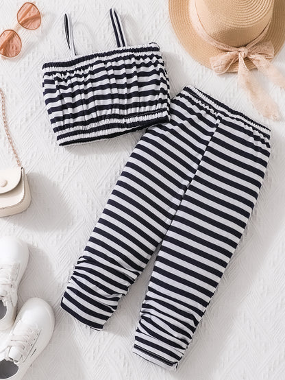 Striped Two-Piece Toddler Outfit