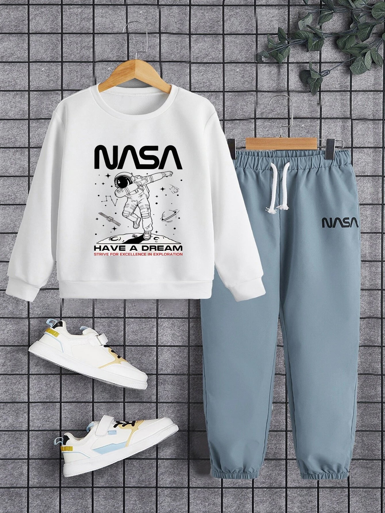 Astronaut Dream Toddler Boy Sweatshirt and Jogger Set Wholesale