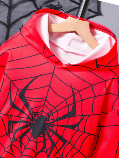 Kids Spider Web Hoodie and Jogger Set Wholesale